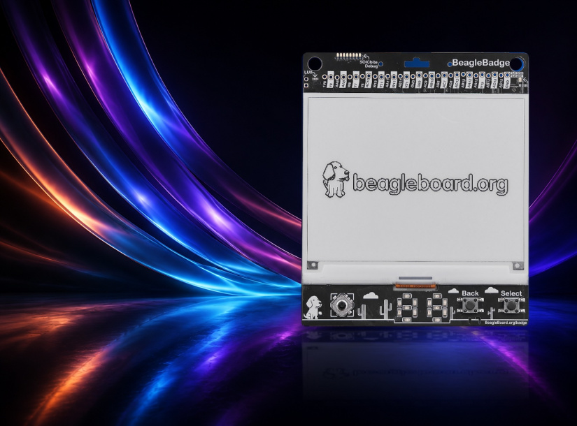 The BeagleBadge from Beagleboard