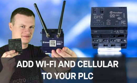 Blues Wireless for Arduino Opta: Add Wi-Fi and Cellular to Your PLC
