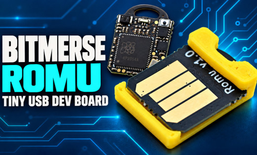 Bitmerse Romu Review: A Tiny RP2354A USB Development Board