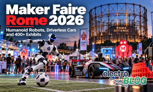 Maker Faire Rome 2026: Humanoid Robots, Driverless Cars and 400+ Exhibits