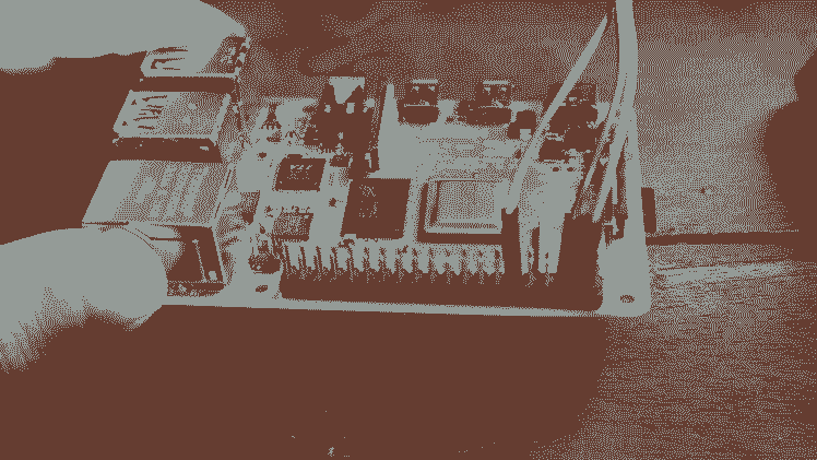 NeoPixel ring wired to the Raspberry Pi