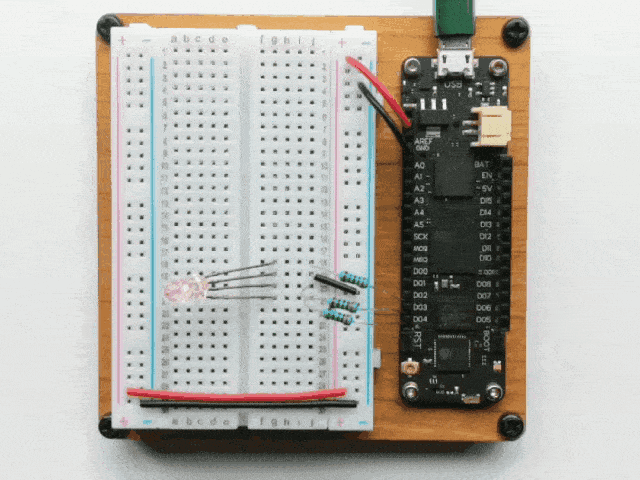 Controlling an RGB LED using Meadow.Foundation.Leds.RgbLed Controlling an RGB LED using Meadow.Foundation.Leds.RgbLed