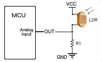 LDR circuit diagram
