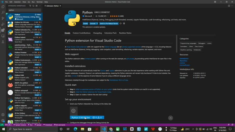 📷Python Extension for VS Code