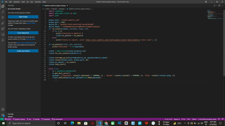 📷VS Code with Python Script