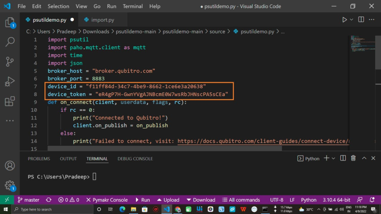 📷Device ID & Token