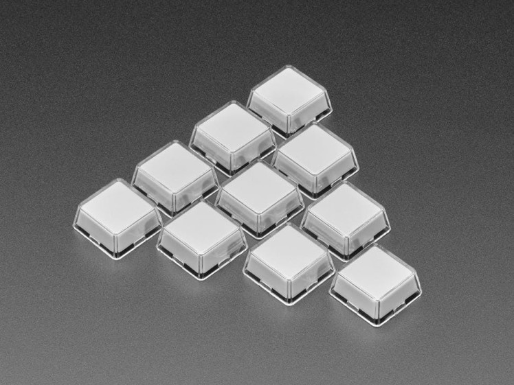 Adafruit Relegendable Plastic Keycaps for MX Compatible Switches