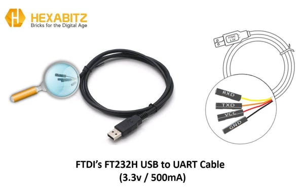 FTDI USB-UART 3.3V cable