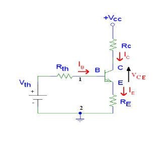 How to solve the voltage divider bias circuit
