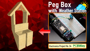 Peg Box With Temperature And Humidity Monitor