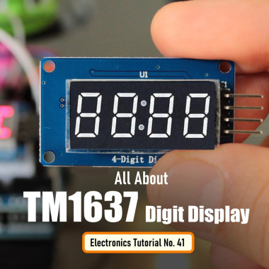 How To Use The Tm1637 Digit Display With Arduino