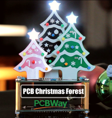 Diy - Pcb Christmas Forest