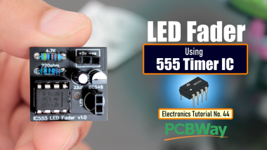 Led Fader Using 555 Timer Ic