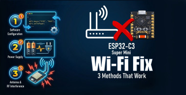 Esp32 C3 Super Mini Wifi Fix - 3 Methods That Work