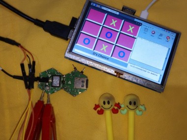 Raspberry Pi Tic-tac-toe Game With Hexabitz Sound Effects