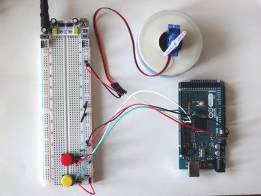 Arduino And Visuino: Control Servo With Buttons