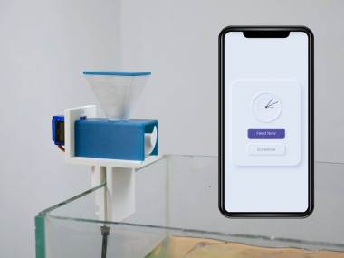 Aquassist : Diy Automatic Fish Feeder With Companion App