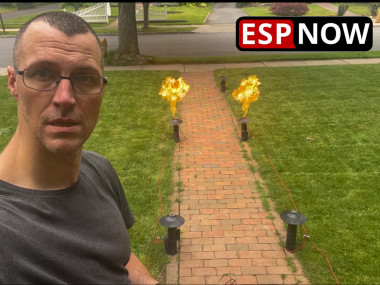 Programming Propane: Espnow And Fire Shooting Walkway Lights