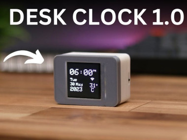 How To Make A Small Desk Clock With Weather Station