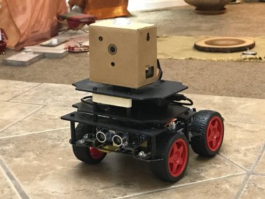 Autonomous Rover - Google Vision Aiy Kit On Wheels