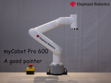 Robot Can Be Painter | mycobot Pro 600 Drawing