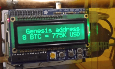 A Bitcoin Address Monitoring Tool Built With A Raspberry Pi And A Lcd Display