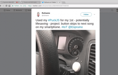 Music Control In Your Car Using Puck.js