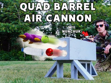 The R0m4 Quad-barrel Air Cannon