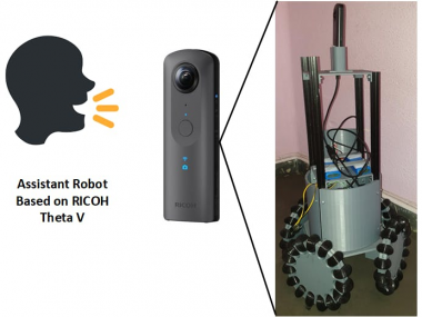 360 Vision System For Assistant Robot Based On Ricoh Theta V