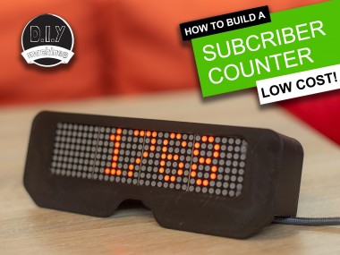 Youtube Subscriber Counter - Solderless, 3d Printable, Cheap