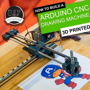 Easy 3d Printable Arduino Cnc Drawing Machine