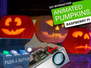 Diy Interactive Animated Pumpkins - 3d Printed Raspberry Pi
