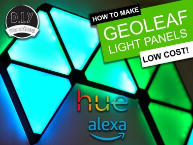 Geoleaf - 3d Printable Geometric Lights With Alexa & Hue