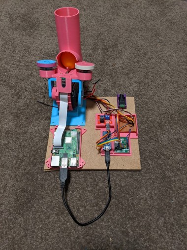 Face Tracking Ping Pong Launcher With Arduino And Rpi