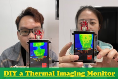 Diy Thermal Imaging Monitor Using A  Mlx90640 Thermal Camera