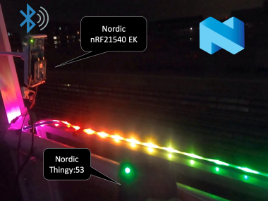 Long Range Controlled Holiday Lighting System Using Nrf21540
