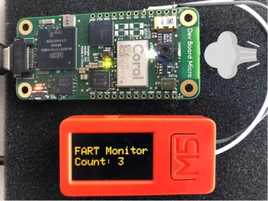 Fart Monitoring Using Coral Dev Board Micro