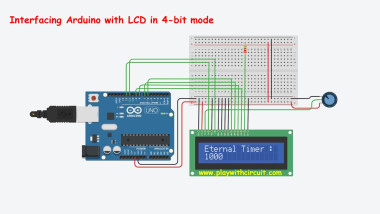 Interfacing 16×2 Lcd With Arduino Uno