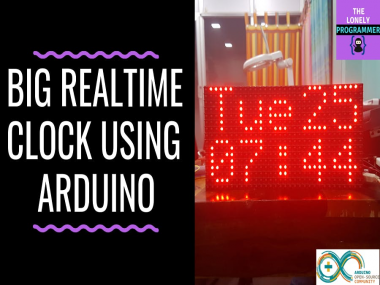 Big Real-time Clock Using Arduino