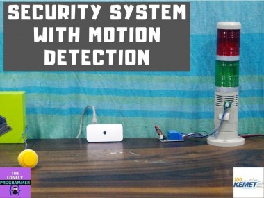 Security System With Motion Detection