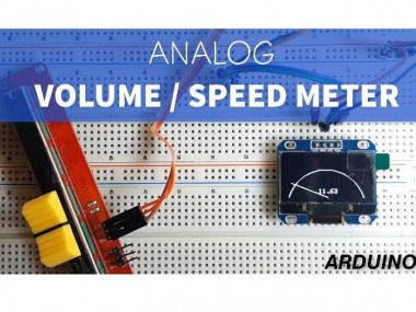 Analog Speed Or Volume Meter With Arduino