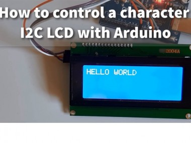 How To Use A 20x4 I2c Character Lcd Display With Arduino