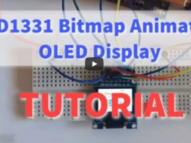 Bitmap Animation On Ssd1331 Oled Display (spi) With Visuino