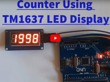 Arduino Counter Using Tm1637 Led Display