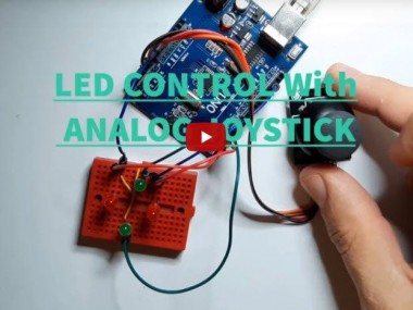 Arduino Led Control With Analog Joystick