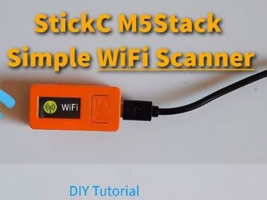 Stickc M5stack Ultra Simple Wifi Scanner