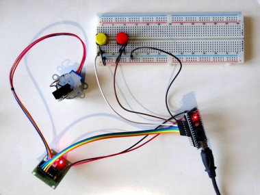 Arduino Nano And Visuino: Control Stepper Motor With Buttons