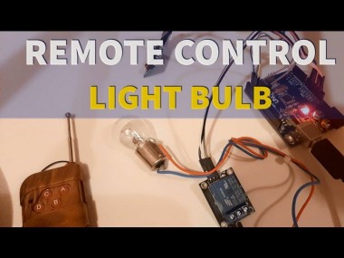 Arduino Turn 12v Bulb Light With 433mhz Rf Remote Control...