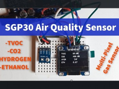 Arduino Sgp30 Air Quality Sensor Voc And Eco2 Gas Sensor