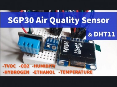 Arduino Measure Tvoc, Co2, Hydrogen, Ethanol,temp,humidity